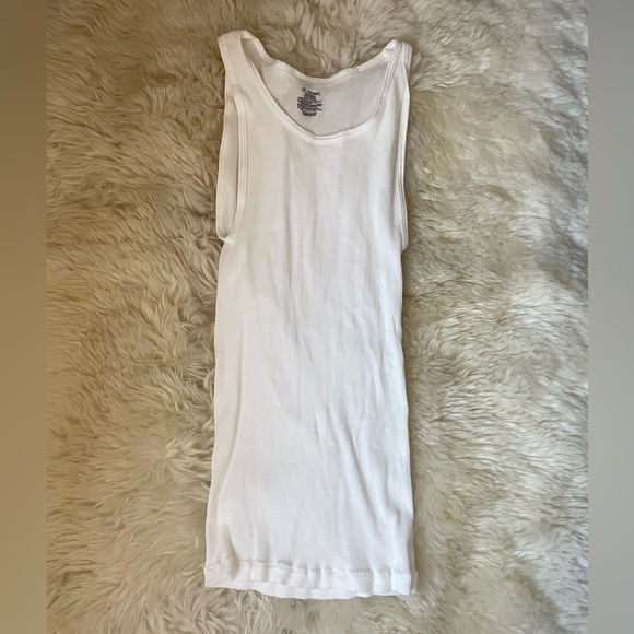 BNWOT | Deadstock jockey combed cotton white mens tank top set of six - Picture 2 of 5